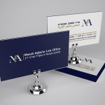 עיצוב לוגו למשרד עורכי דין וכרטיס ביקור לעורך דין מוסעב אגבאריה
